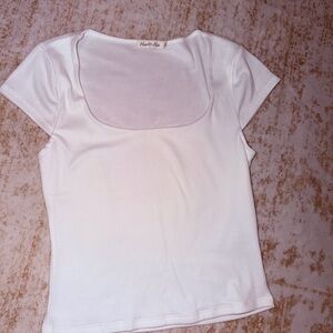 Square neck top